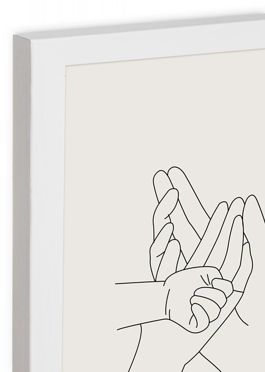 Cadre en bois haut de gamme 50x70cm