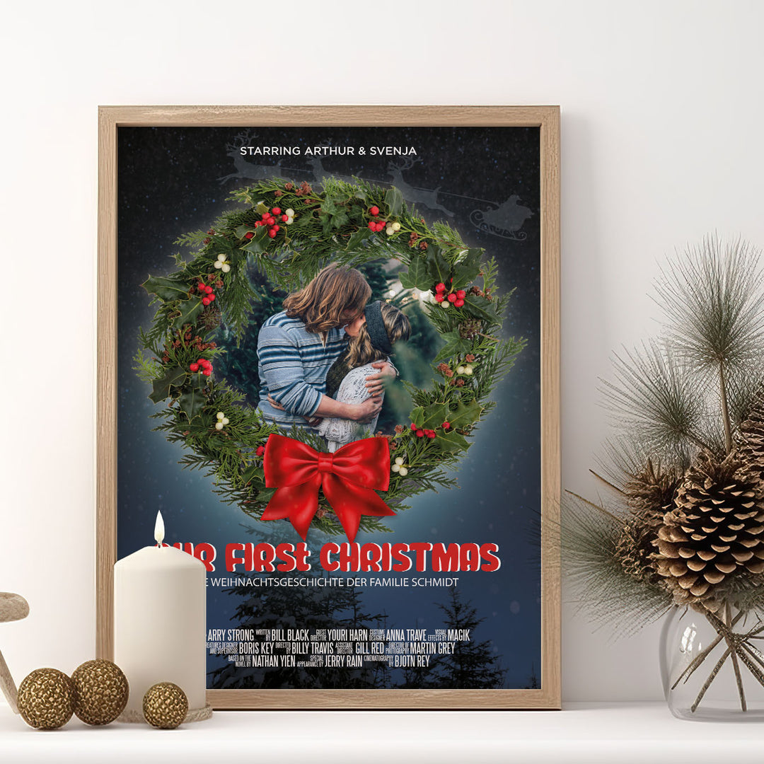 Weihnachtsfilm-Poster "Adventskranz" famwalls