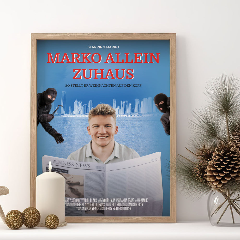 Weihnachtsfilm-Poster "Allein Zuhaus" famwalls