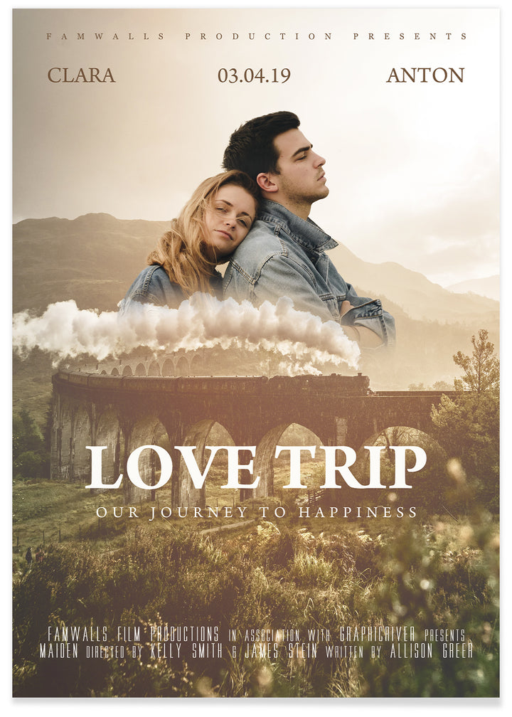 Filmposter "Love Trip" famwalls