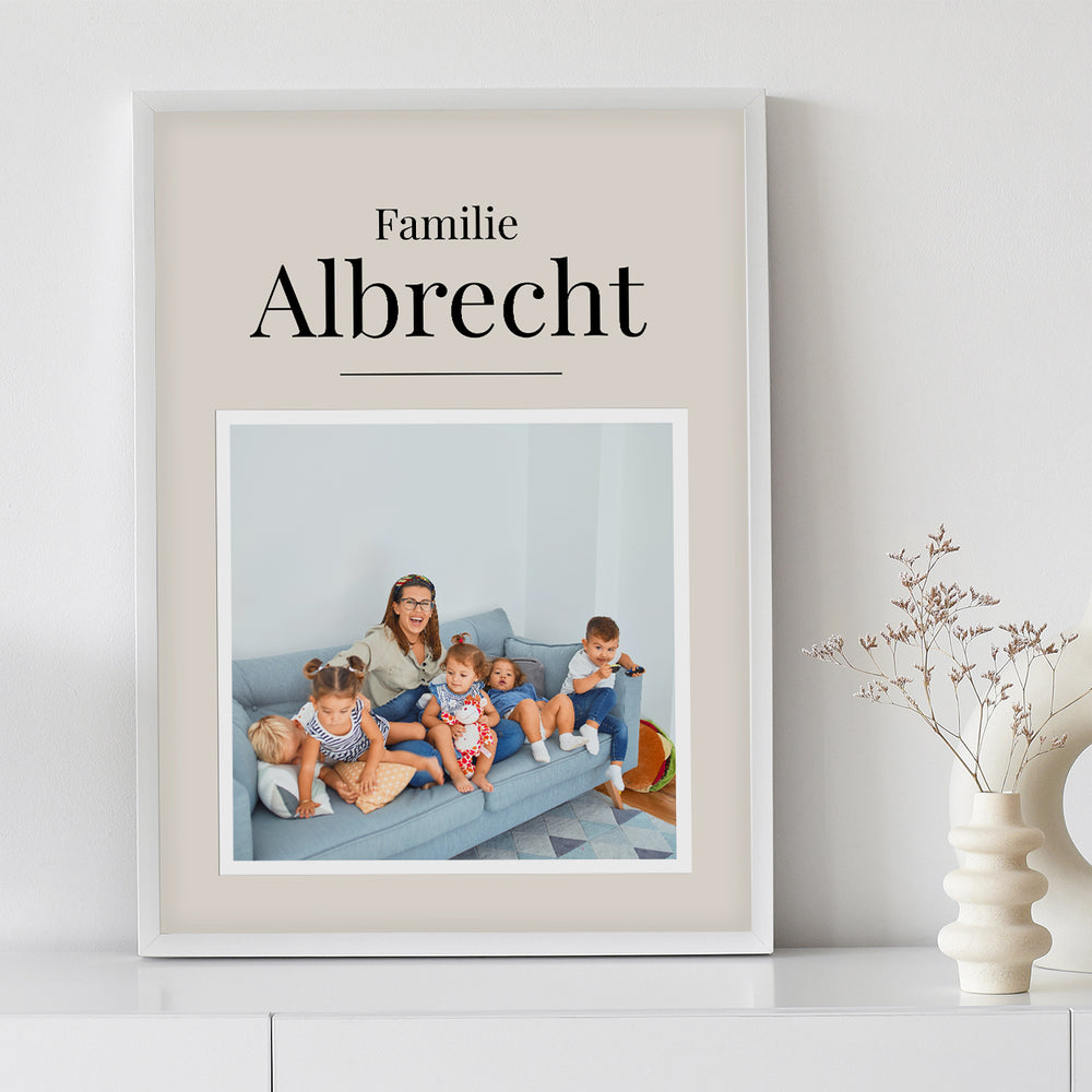 Fotoposter "Familienmagazin" famwalls