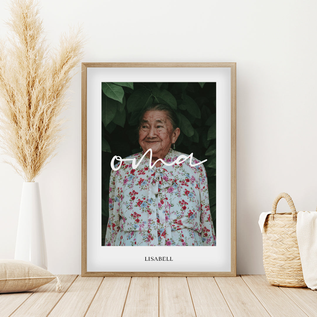 Fotoposter "Oma" famwalls