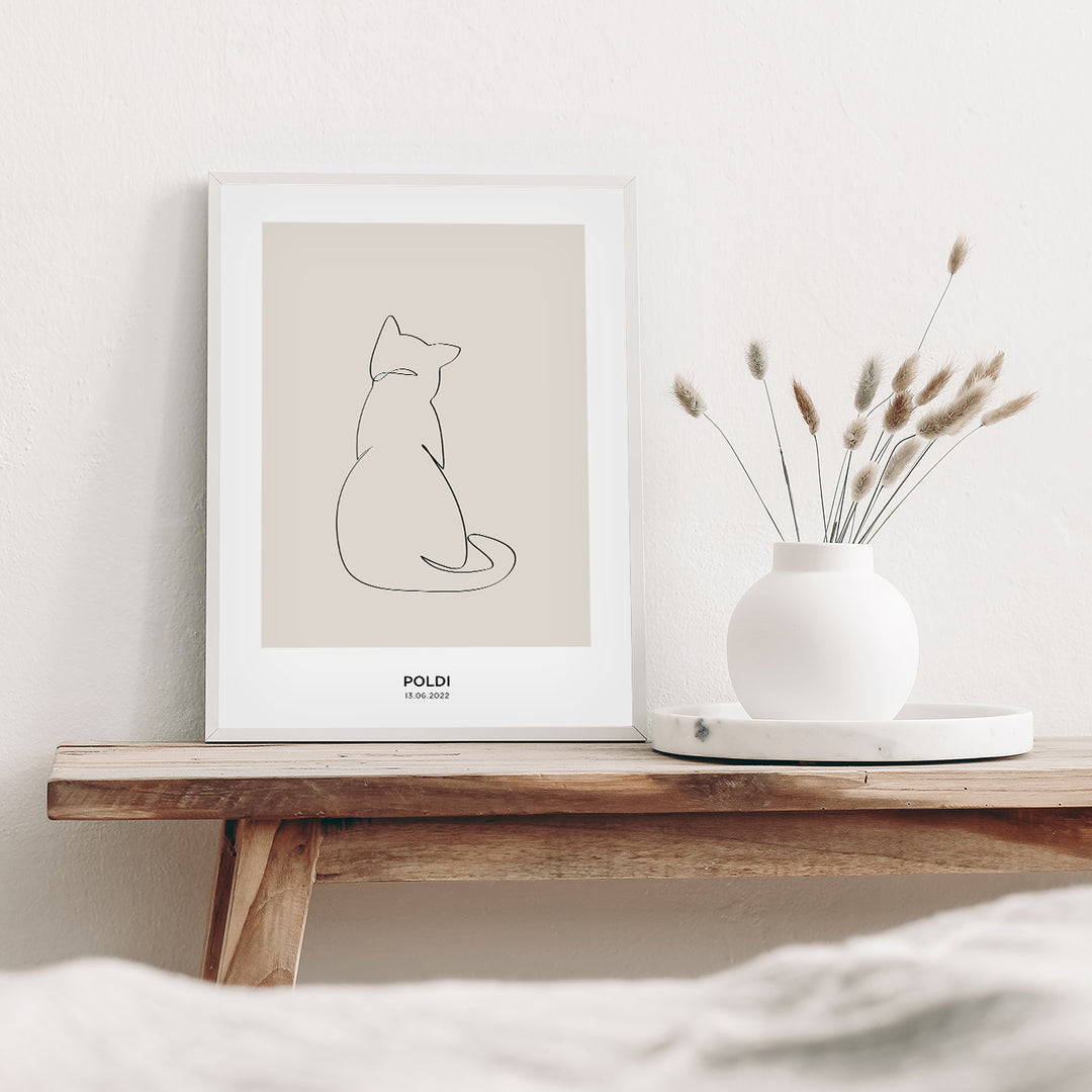 Haustierposter "Deine Katze" famwalls